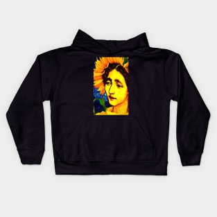 Goddess of Sunflowers Kids Hoodie